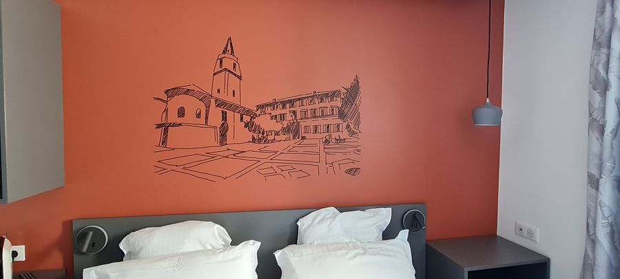 Adhésif mural décoratif — Hôtel du Pin, Nice