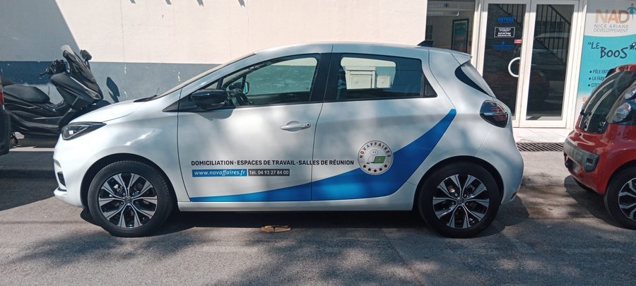 Marquage de véhicule — NOVAFFAIRES, Nice (06) | Posemasignaletique.fr